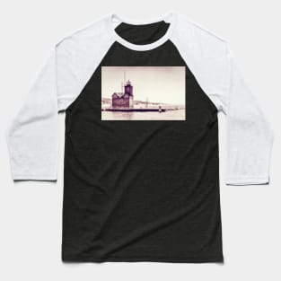 Holland Harbor Lighthouse Baseball T-Shirt